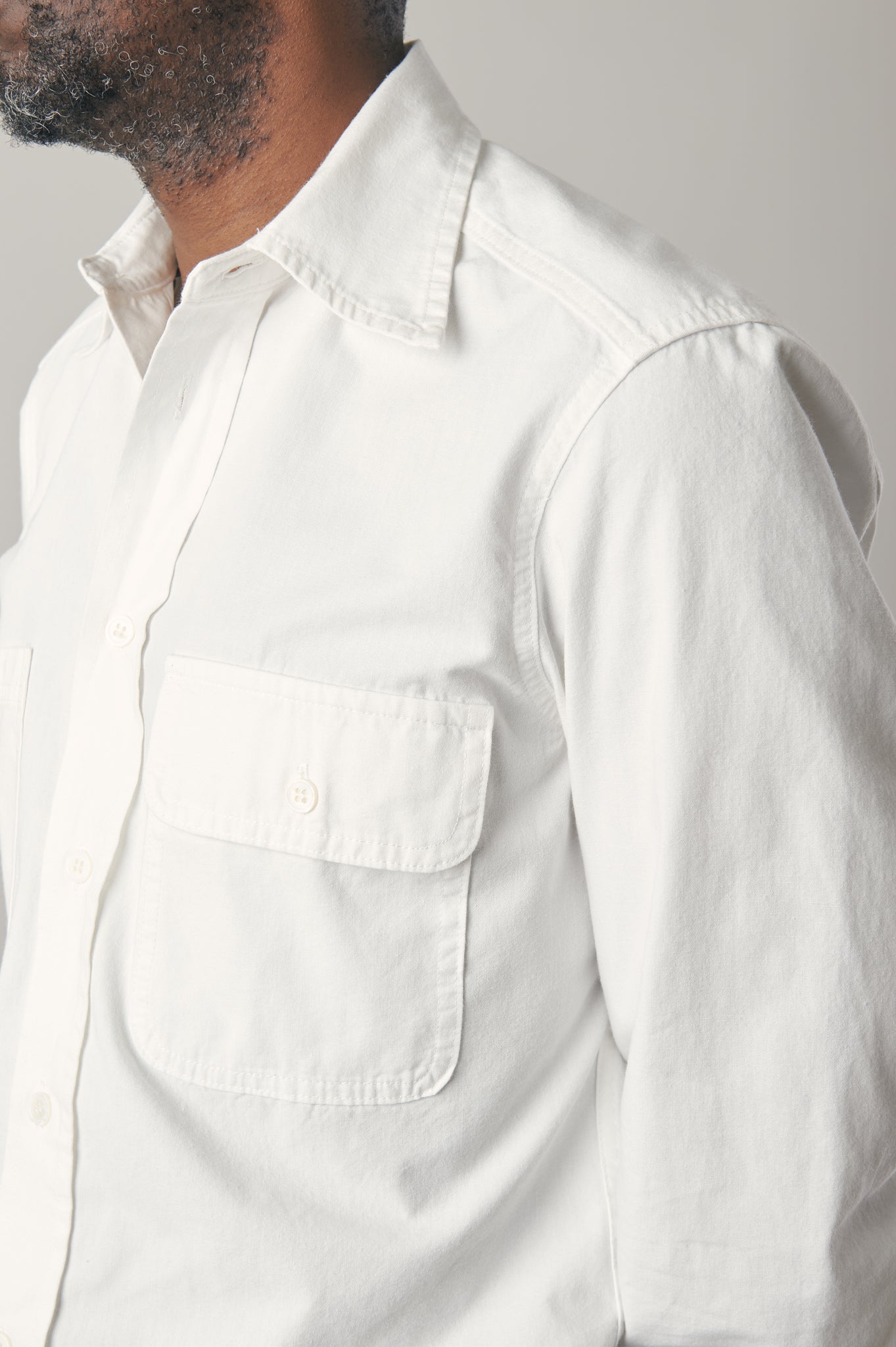 SH25 Utility Shirt - White | Informale — Made in Melbourne