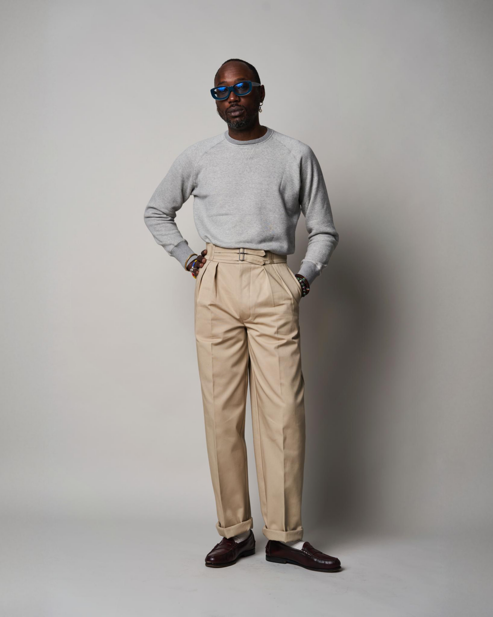 T011 Safari Trousers - American Khaki