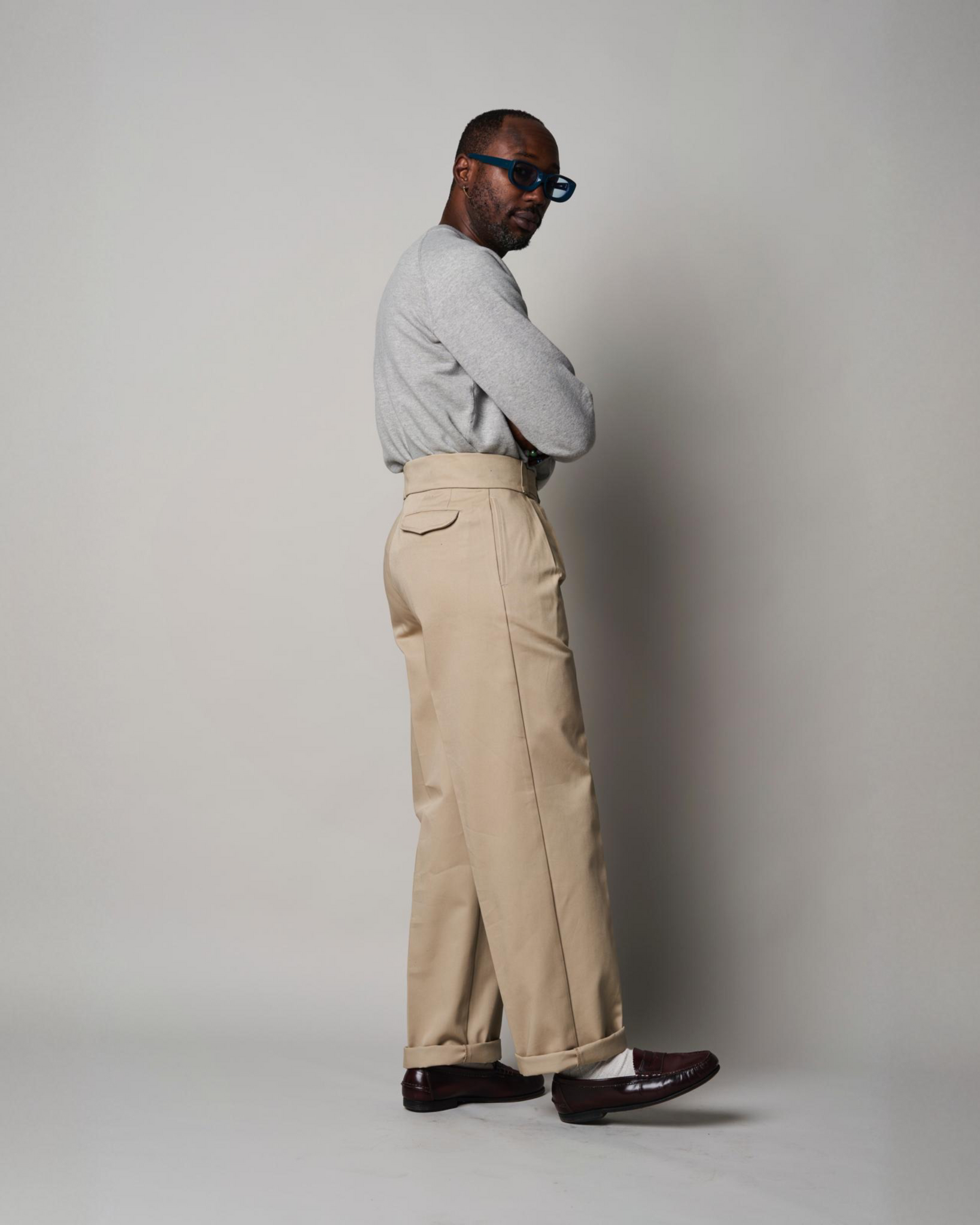 T011 Safari Trousers - American Khaki