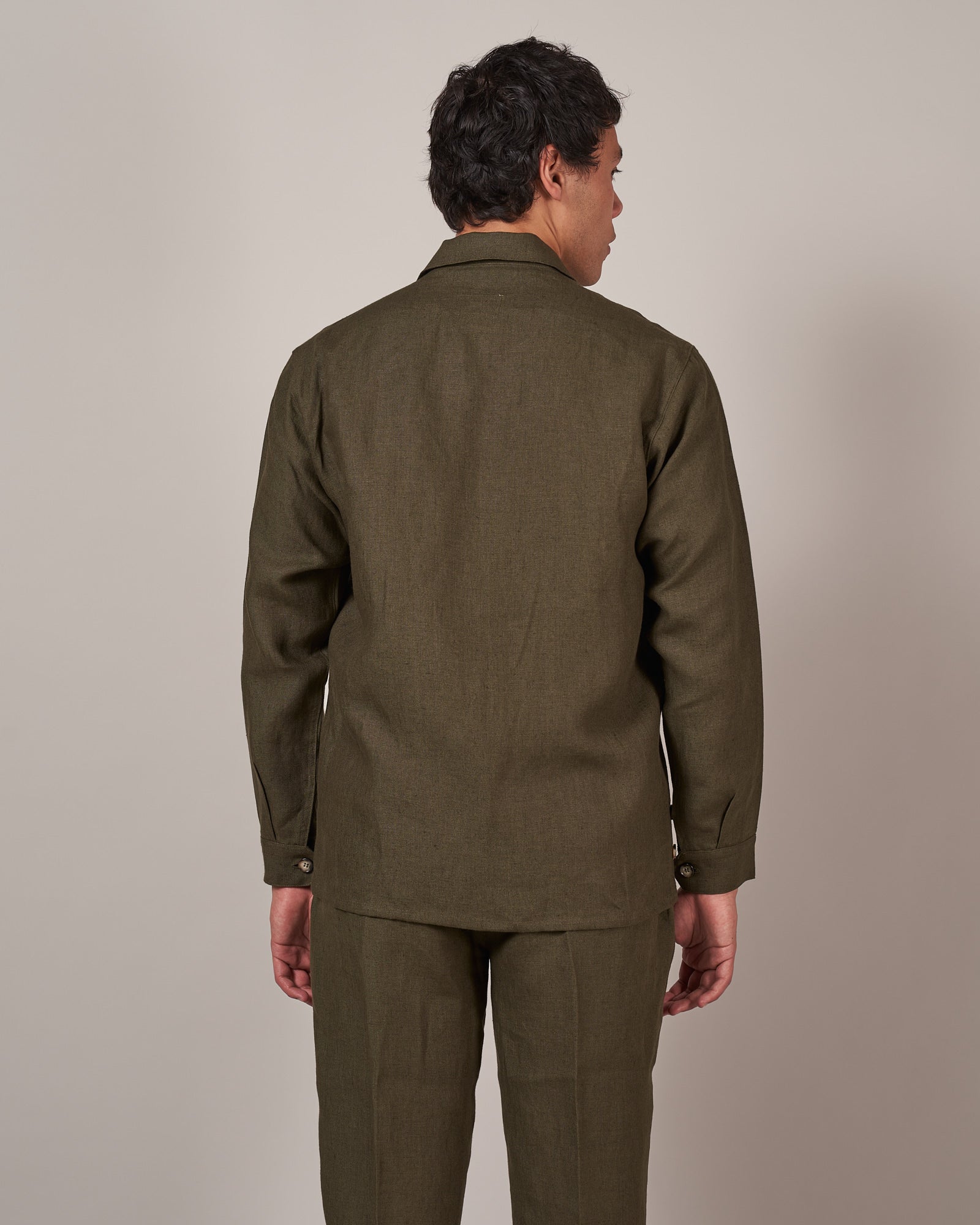 WS50 Work Shirt - Khaki Linen
