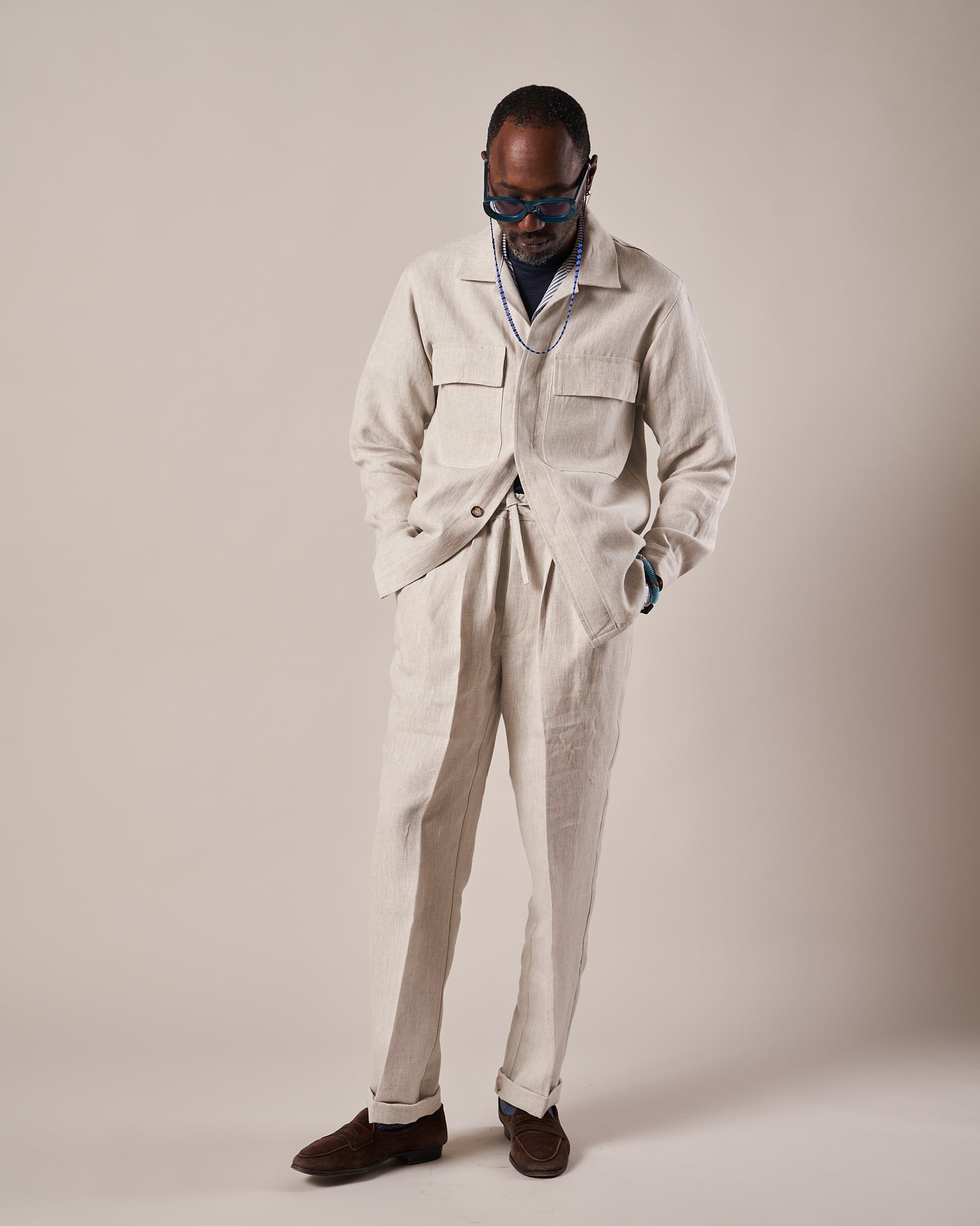 WS50 Work Shirt - Stone Linen