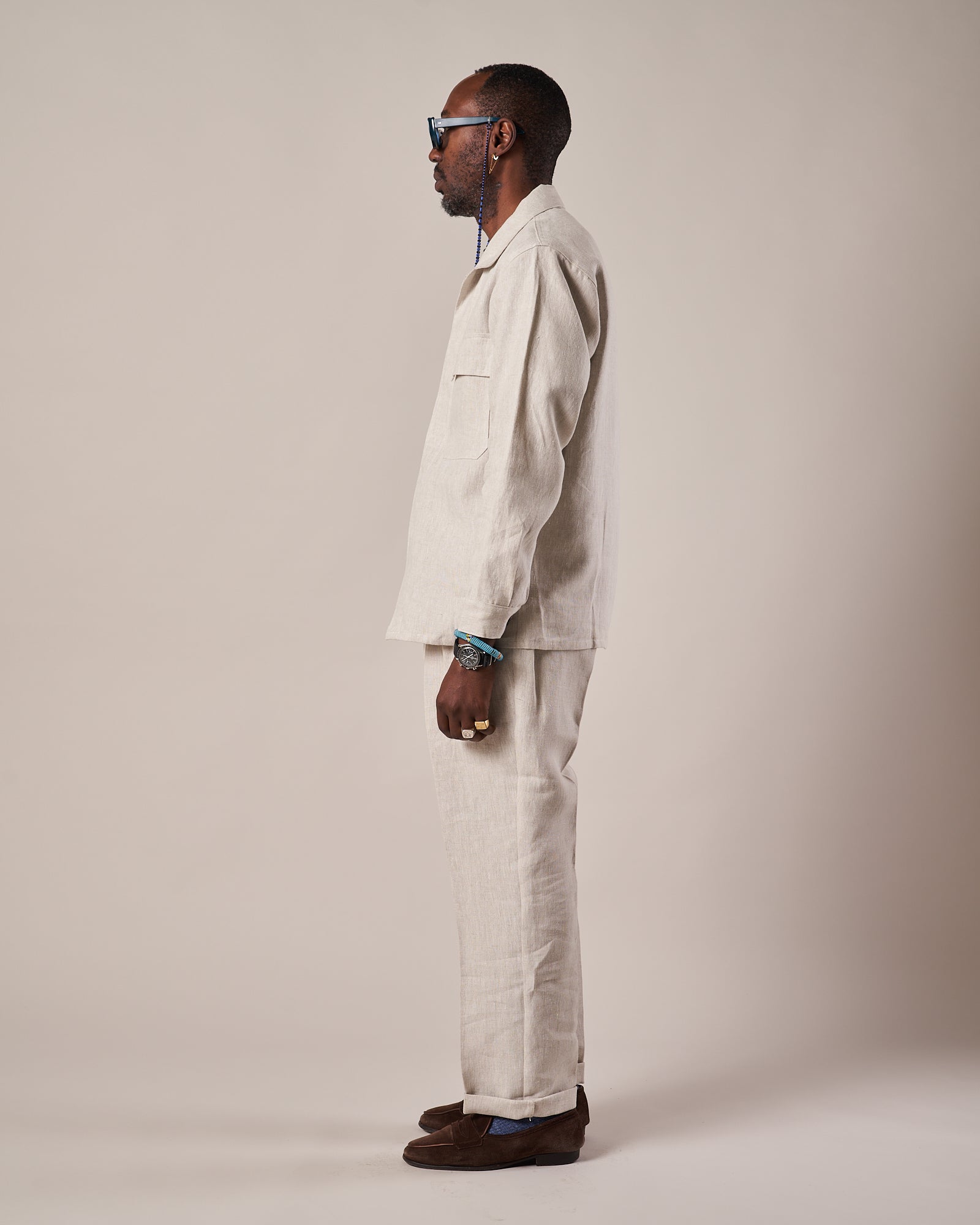 WS50 Work Shirt - Stone Linen