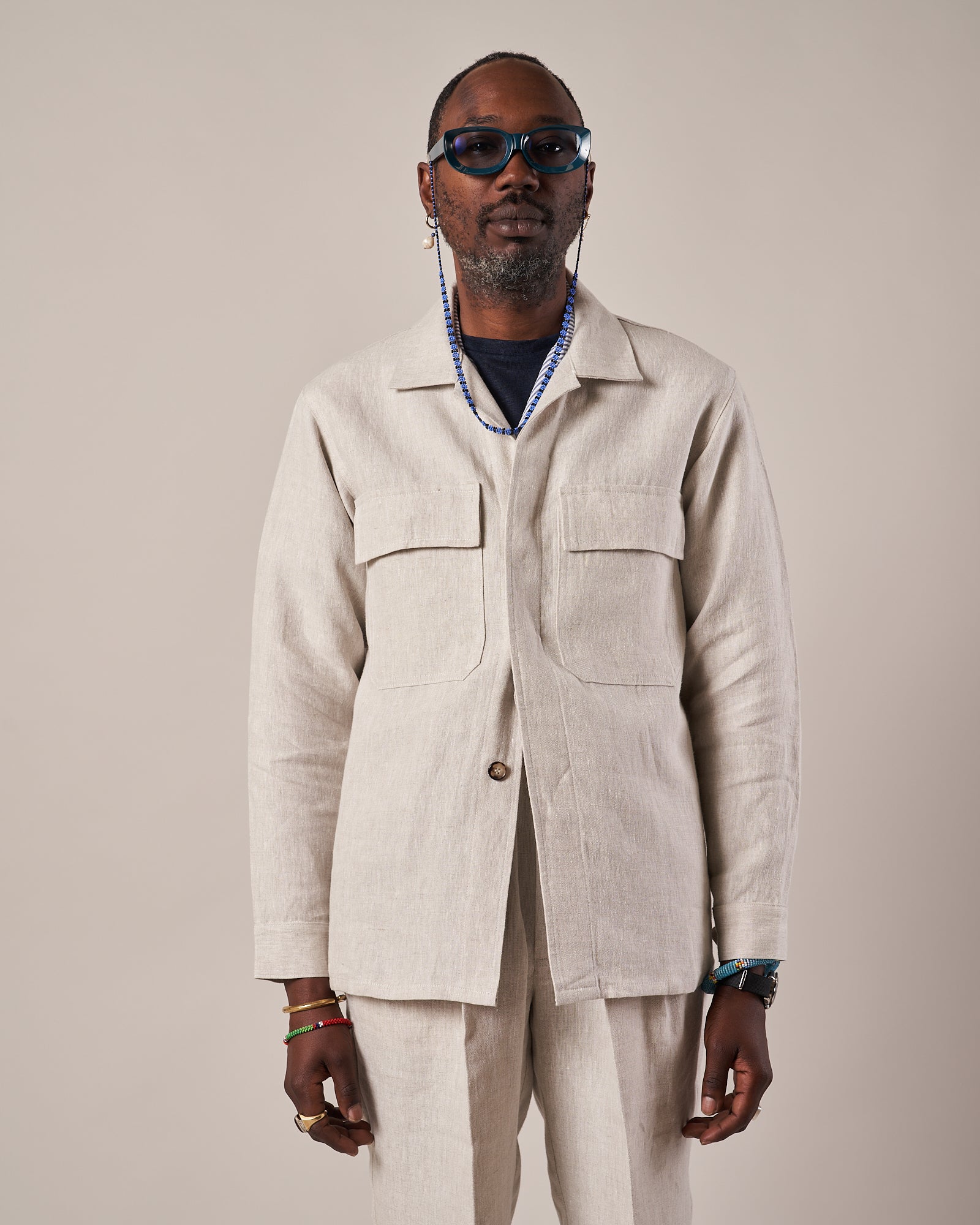 WS50 Work Shirt - Stone Linen