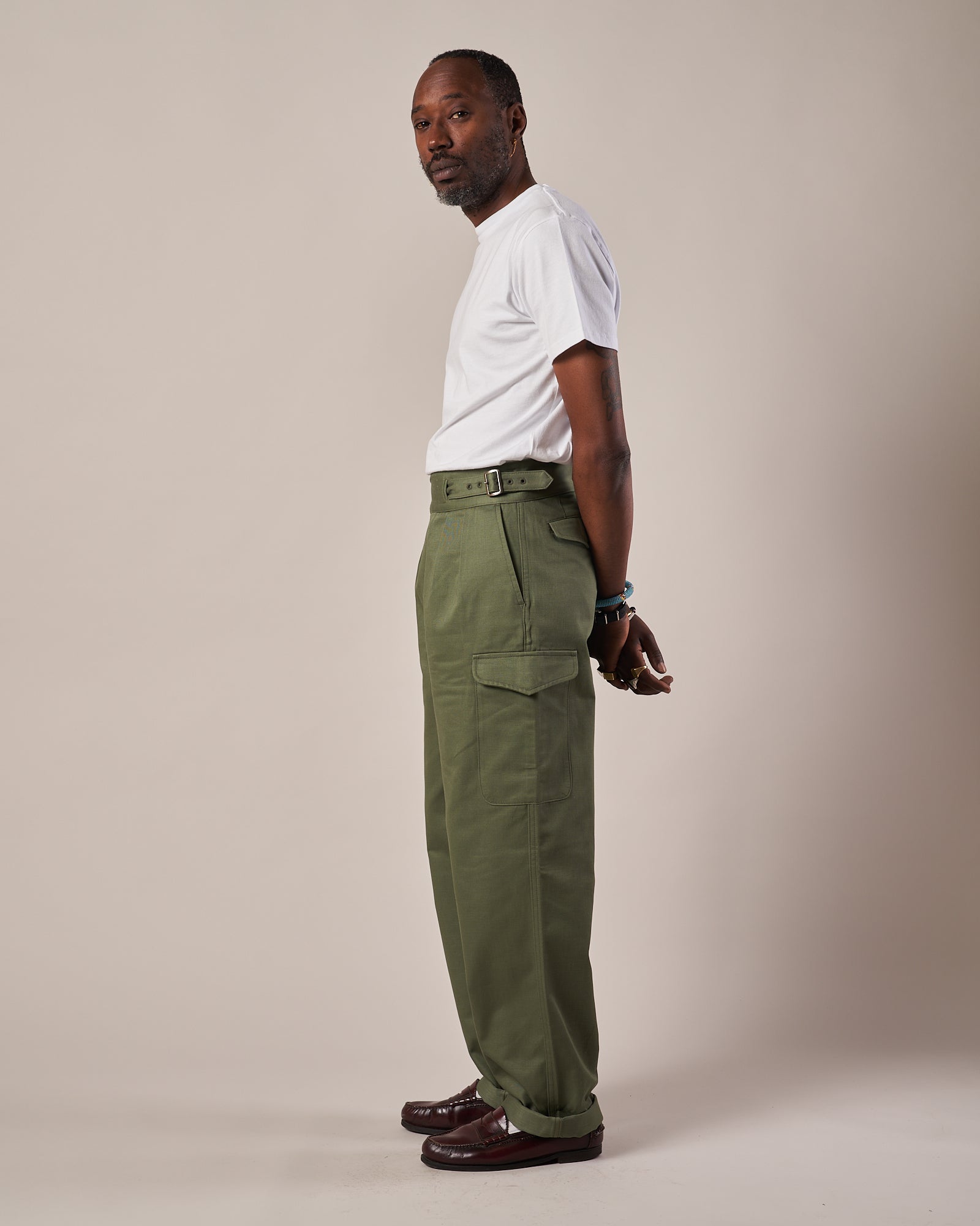 T167 Gurkha Pants - Military Olive | Informale — Made in Melbourne