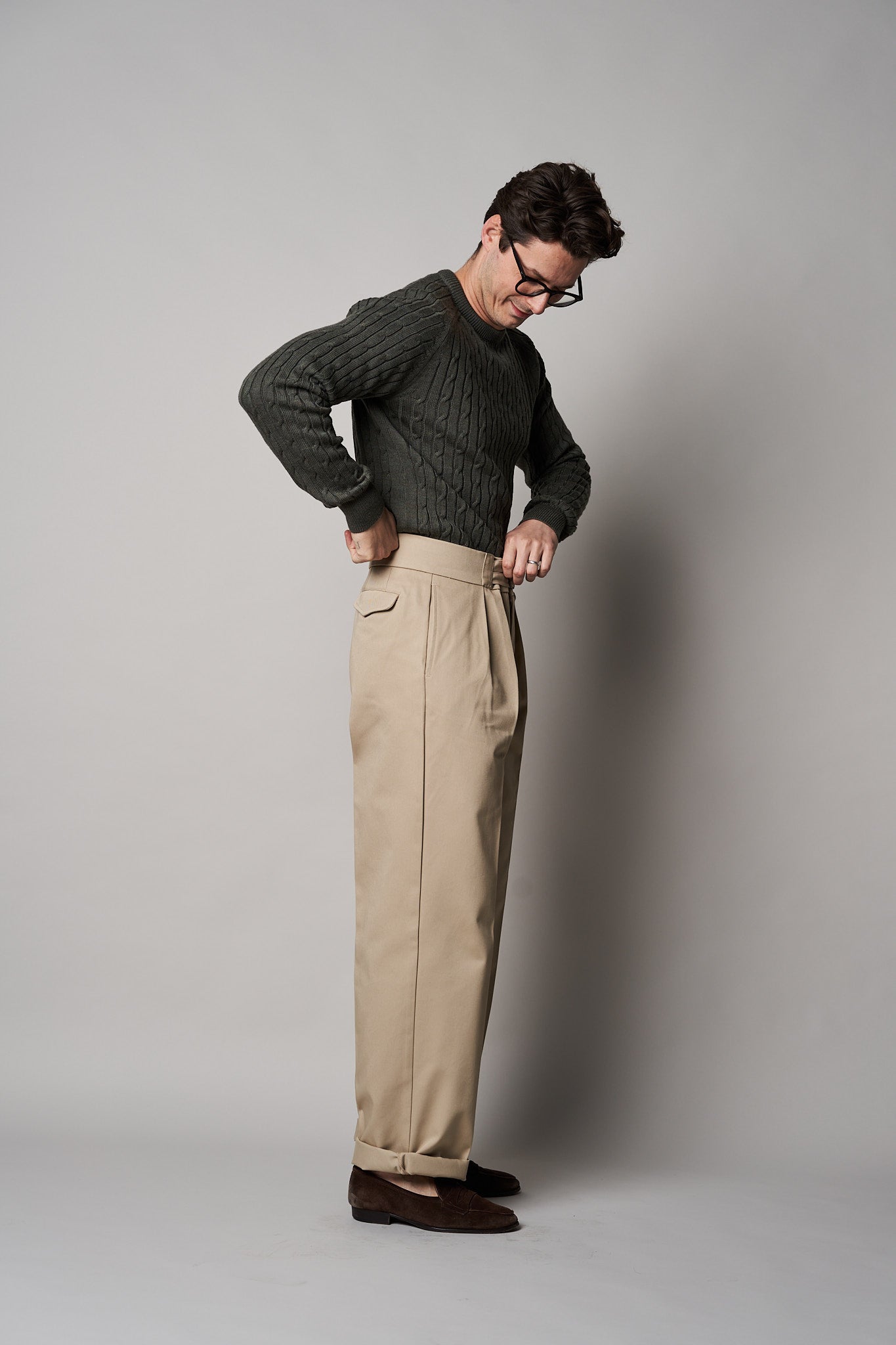 T011 Safari Trousers - American Khaki