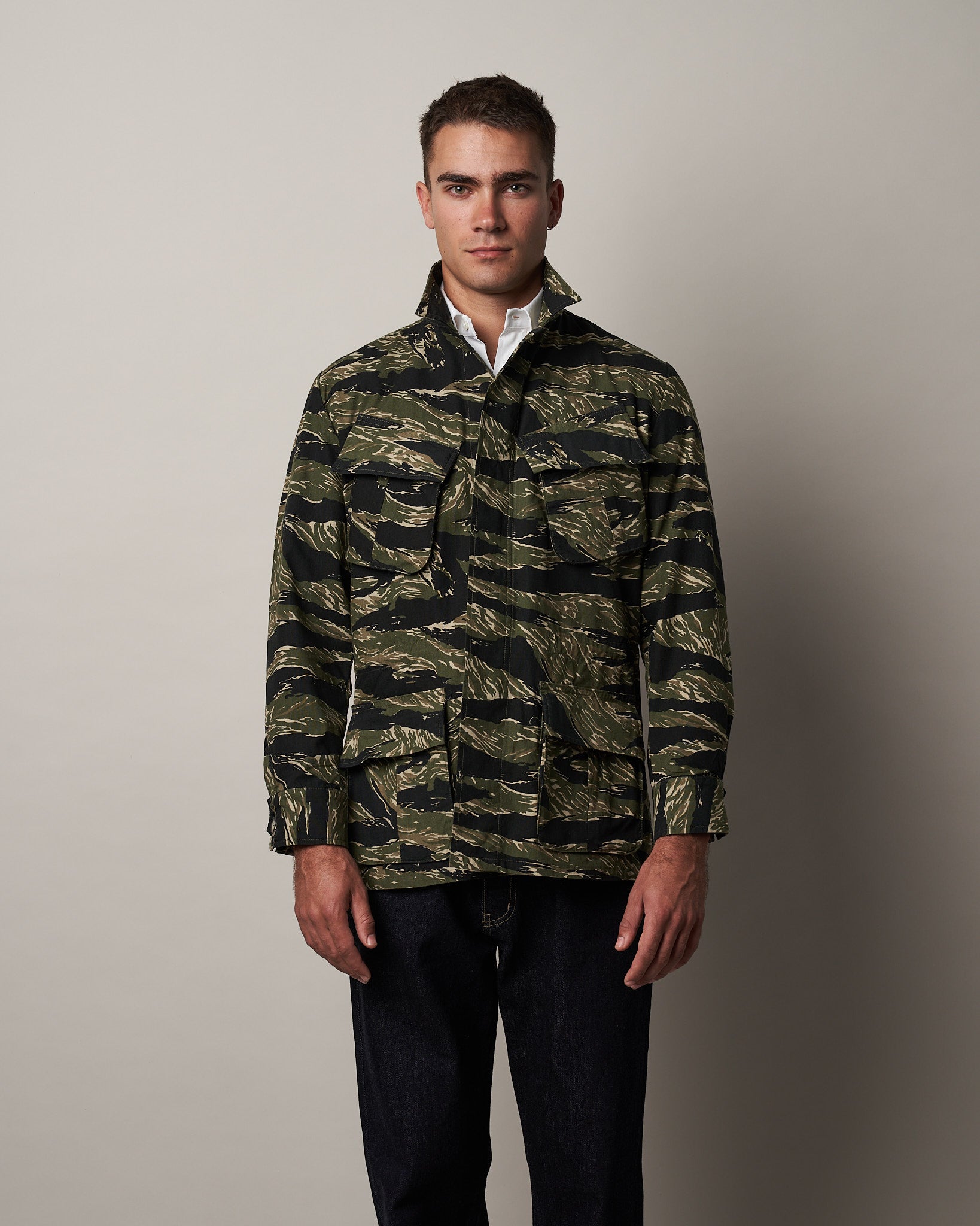 J002 Jungle Jacket - Tiger Stripe