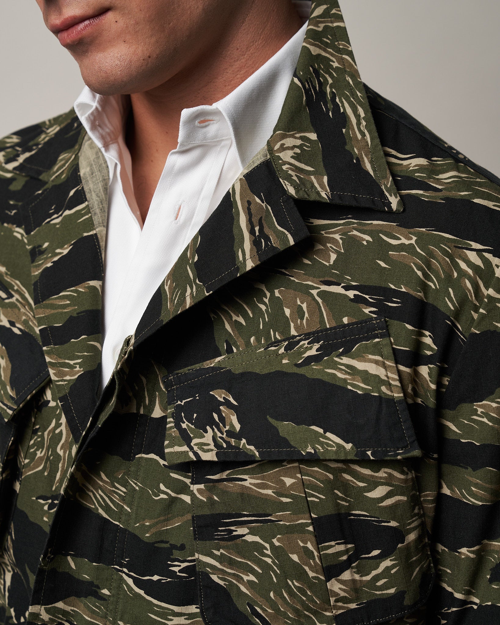 J002 Jungle Jacket - Tiger Stripe