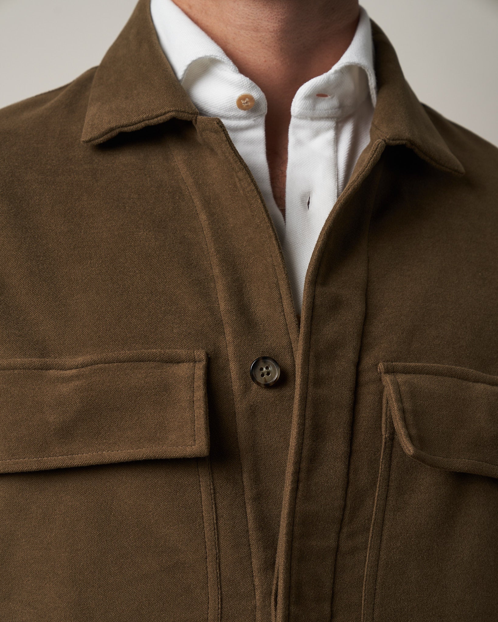 WS50 Work Shirt - Light Olive | Informale — Made in Melbourne