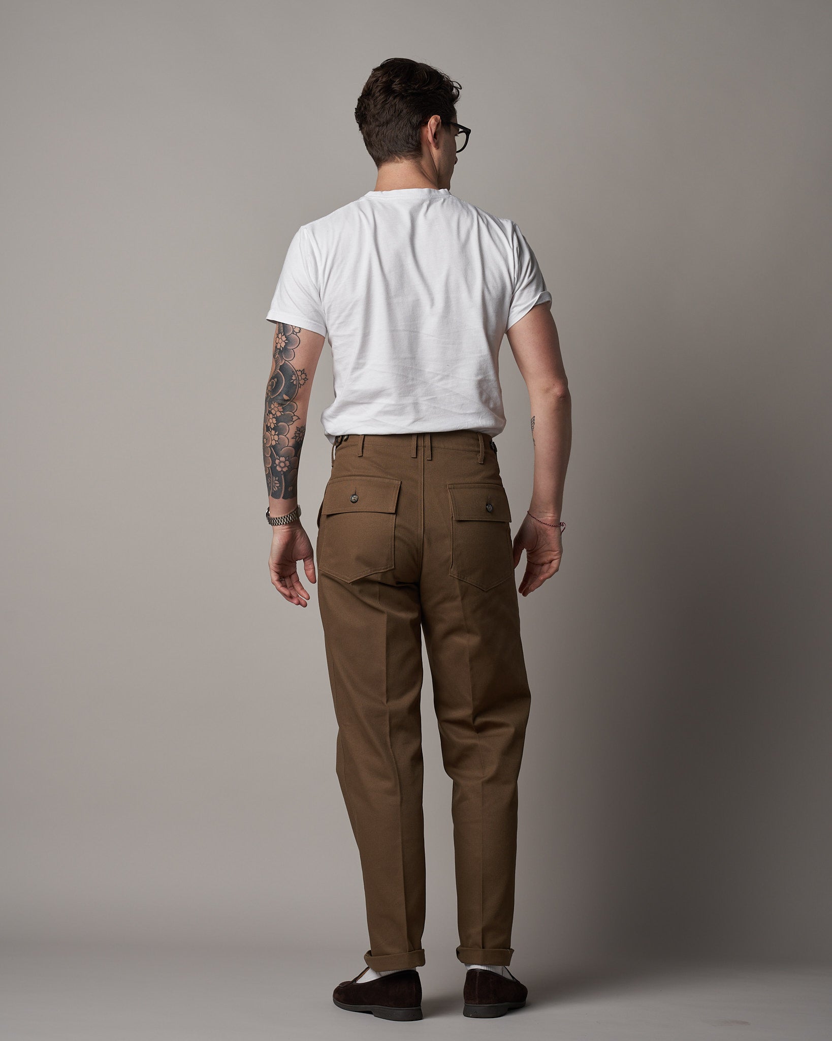 T107 Fatigue Pants - Light Olive