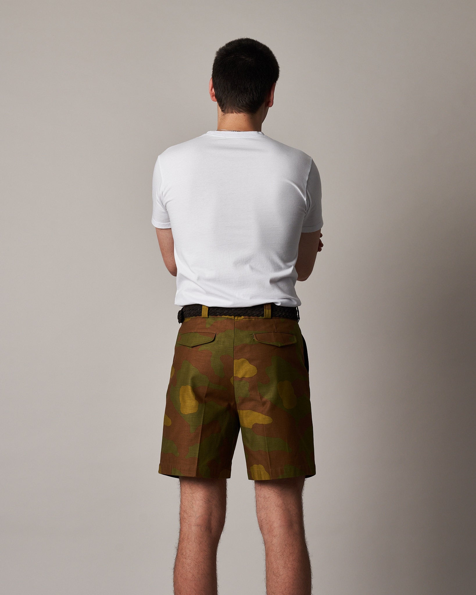S058 Army Shorts - Telo Mimetico