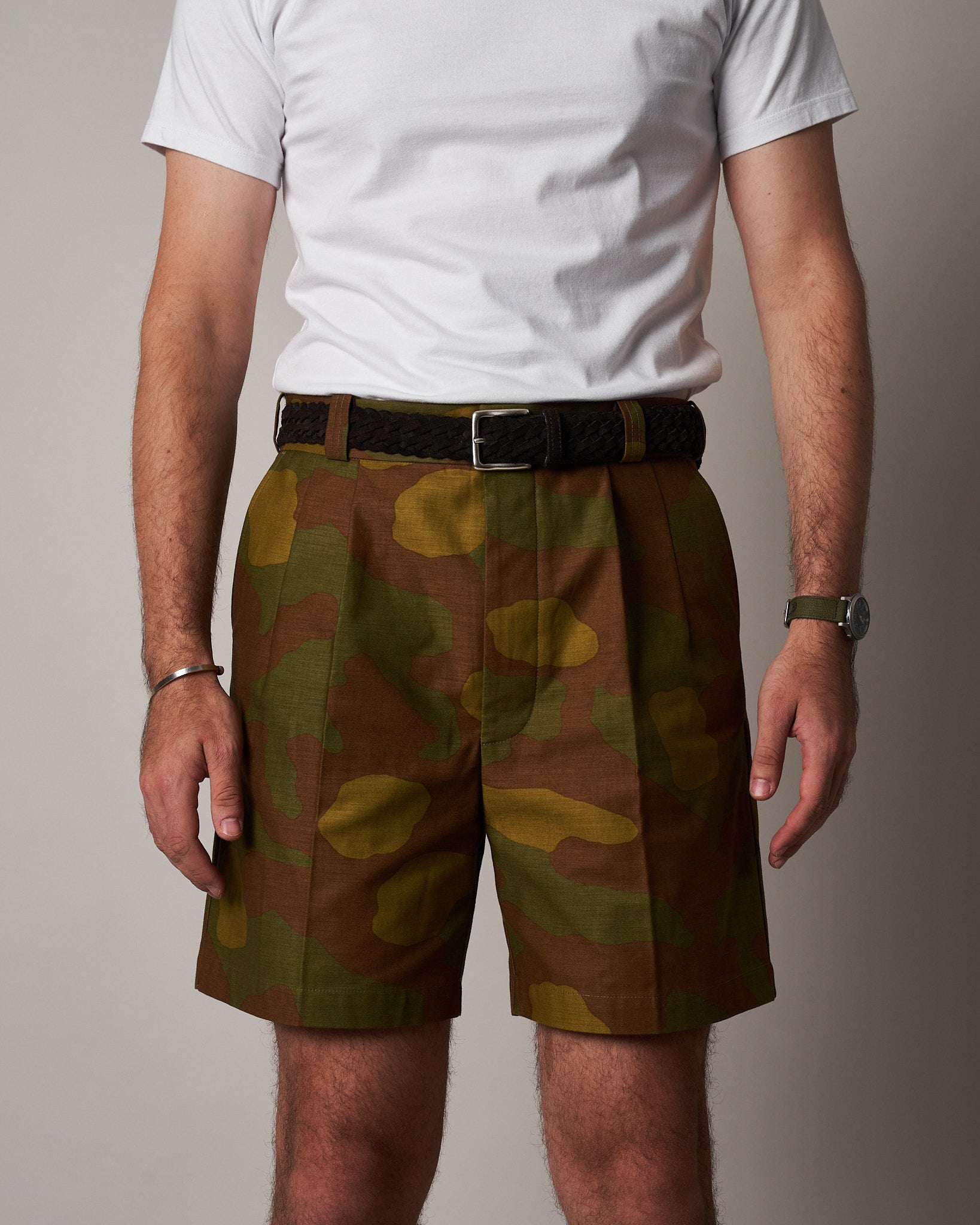 S058 Army Shorts - Telo Mimetico