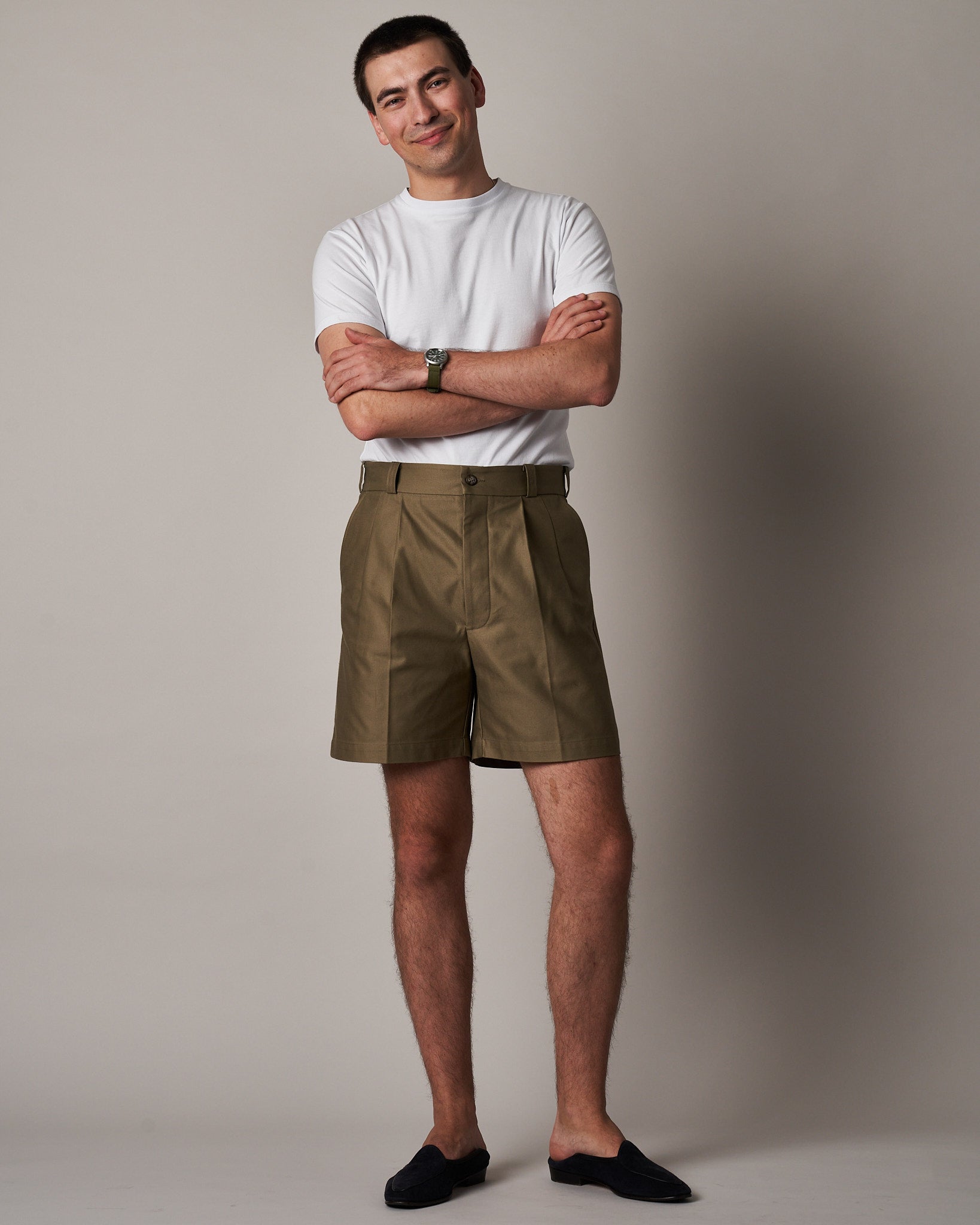 S058 Army Shorts - Drab Olive