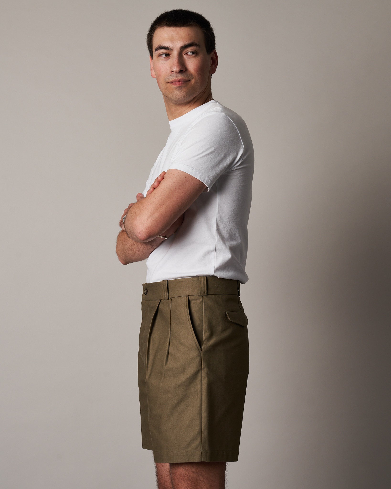 S058 Army Shorts - Drab Olive