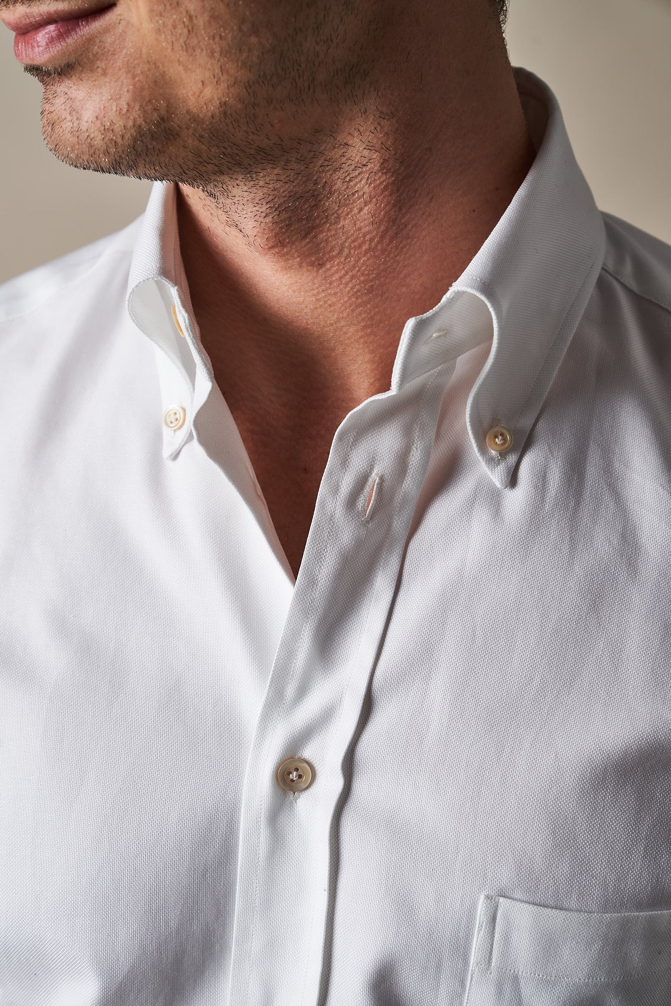 SH01 Oxford Cloth Button Down - White