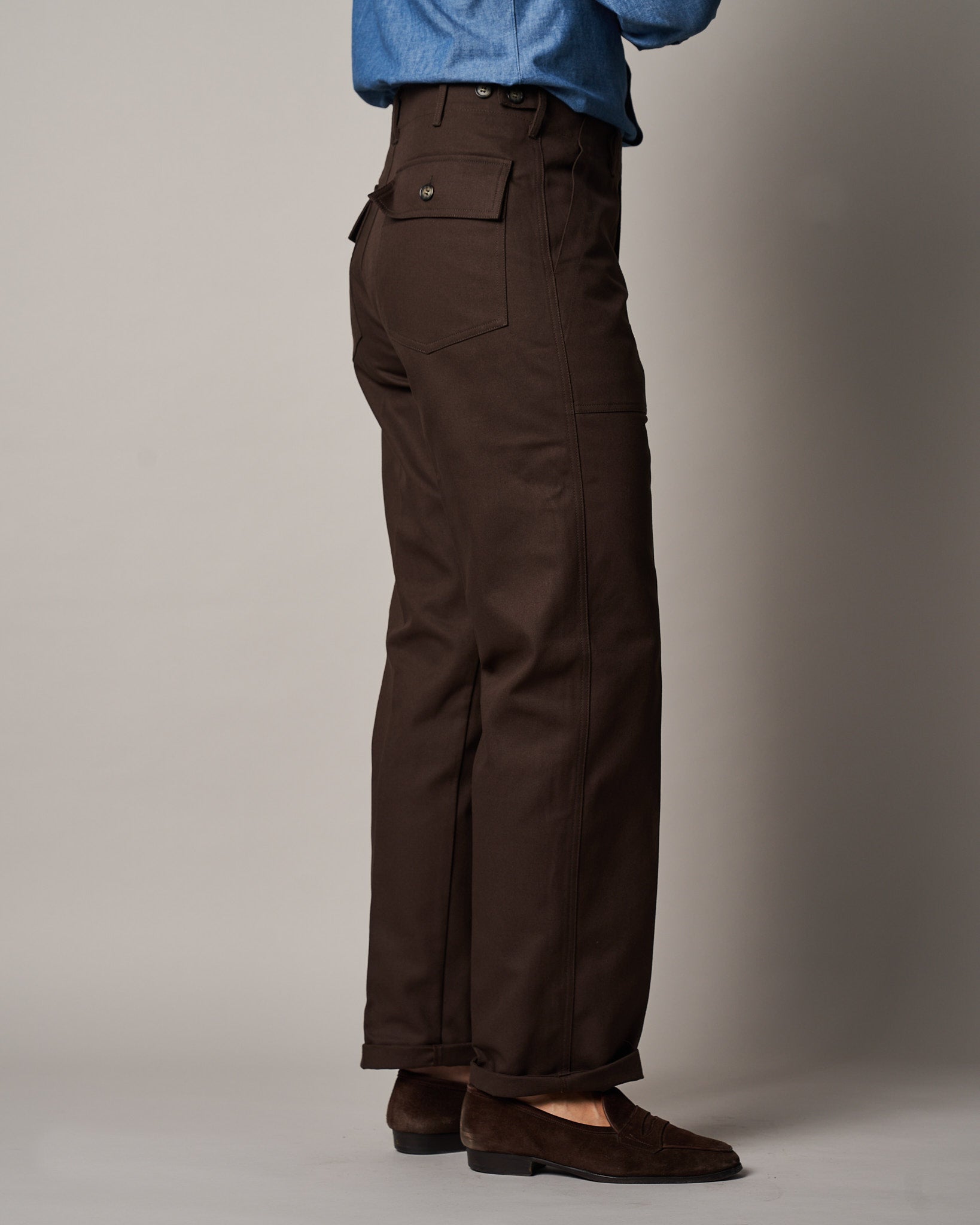 T107 Fatigue Pants - Chocolate (Pre-Order)