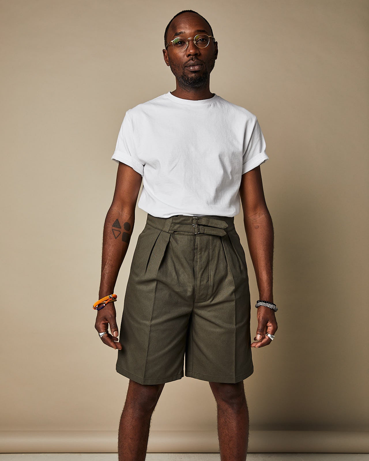 S011 Safari Shorts - Olive | Informale — Made in Melbourne