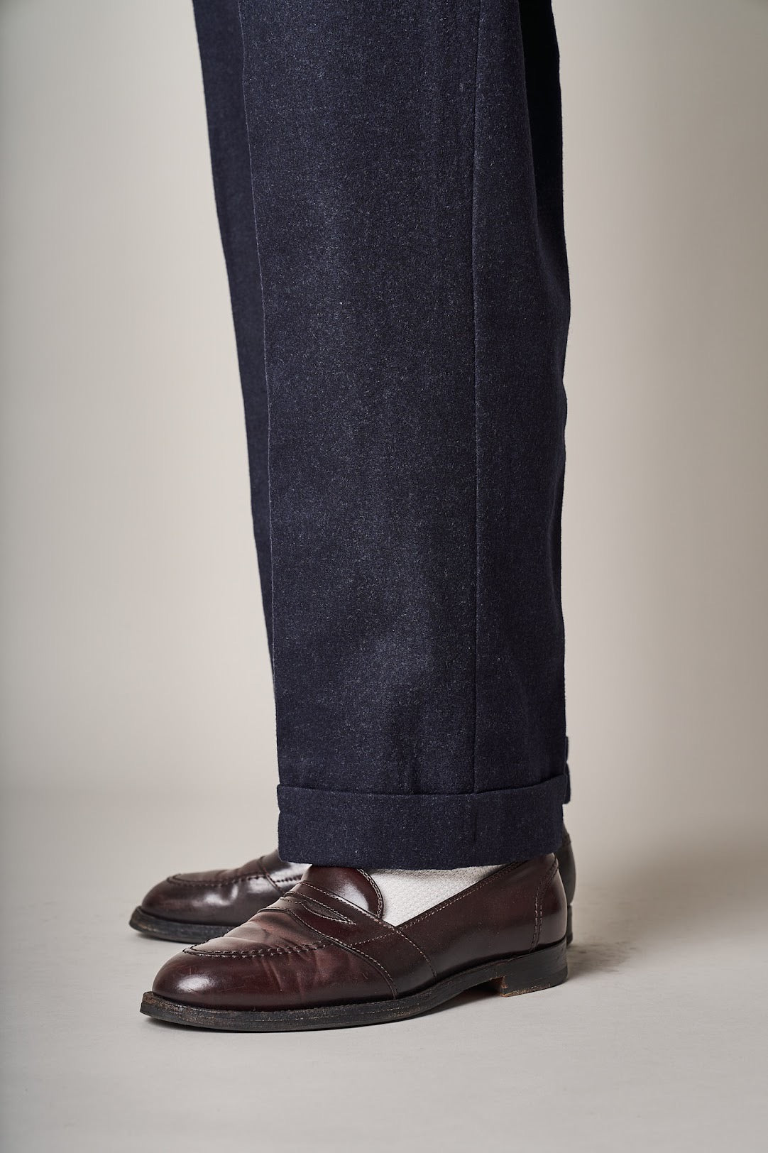 T010 Easy Trousers - Navy
